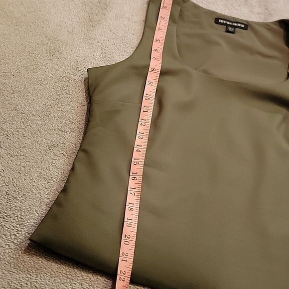 NWOT Boston Proper Olive Tank Top Sz 12 - Picture 9 of 13